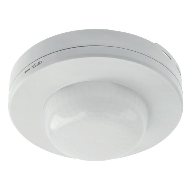 Czujnik ruchu PIR hermetyczny GTV CO-2 IP65 360° 20m 2000W biały