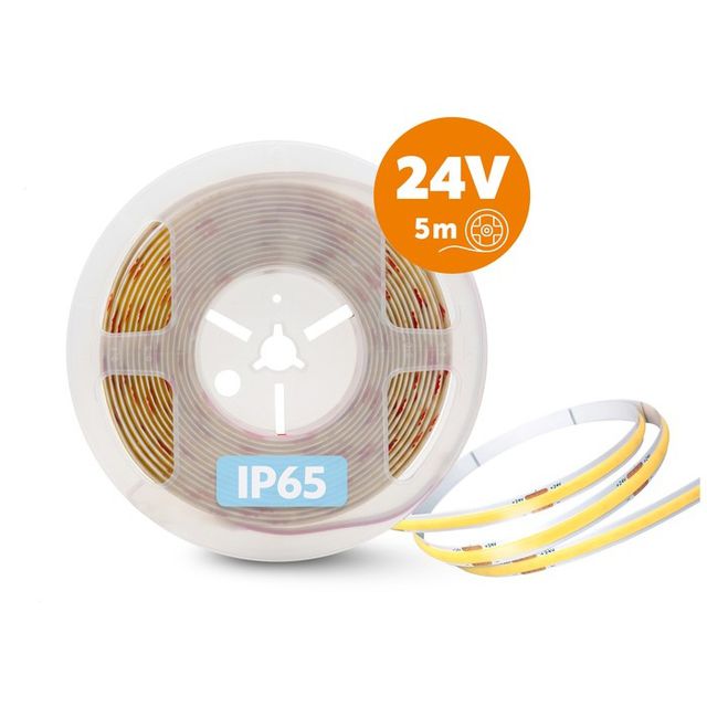 Taśma 5m 608LED COB TRAMO 24V IP65 Ra90 14W/m 1700lm/m zmienna barwa CCT