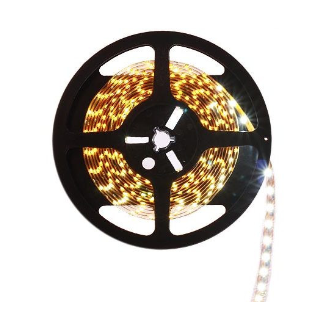 Taśma pasek ledowy SMD 60LED/m 4,8W/m 200lm/m IP20 12V 8mm ciepła