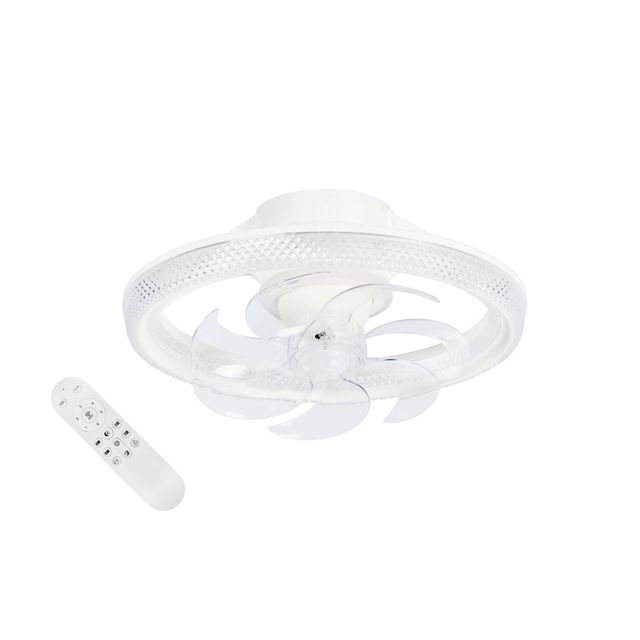 Wentylator CRYSTAL 35W 20W+15W oświetlenie LED 2000lm CCT 15m2 40dB biały