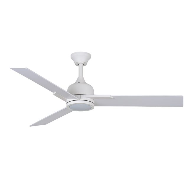 Wentylator DARWIN z oświetleniem LED  112cm z pilotem - białe