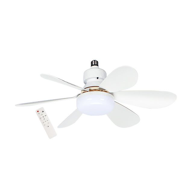 Wentylator E27 15W+13W oświetlenie LED 1500lm CCT 38dB łopatki 42cm
