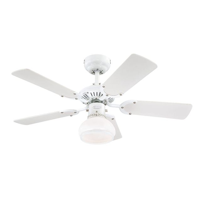 Wentylator Princess RADIANCE II 90cm z oświetleniem - biały