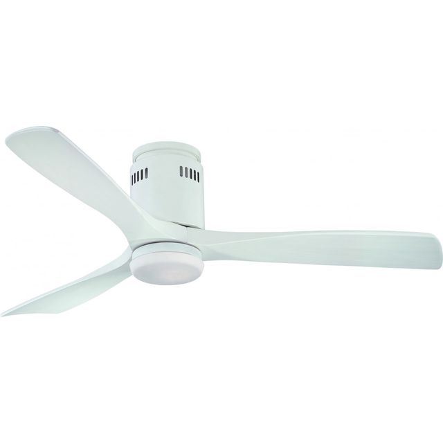 Wentylator ZETA DC 132cm z pilotem i oświetleniem LED - biały