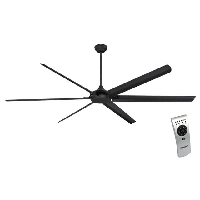 Wentylator WIDESPAN 254 cm z silnikiem DC i pilotem - czarny