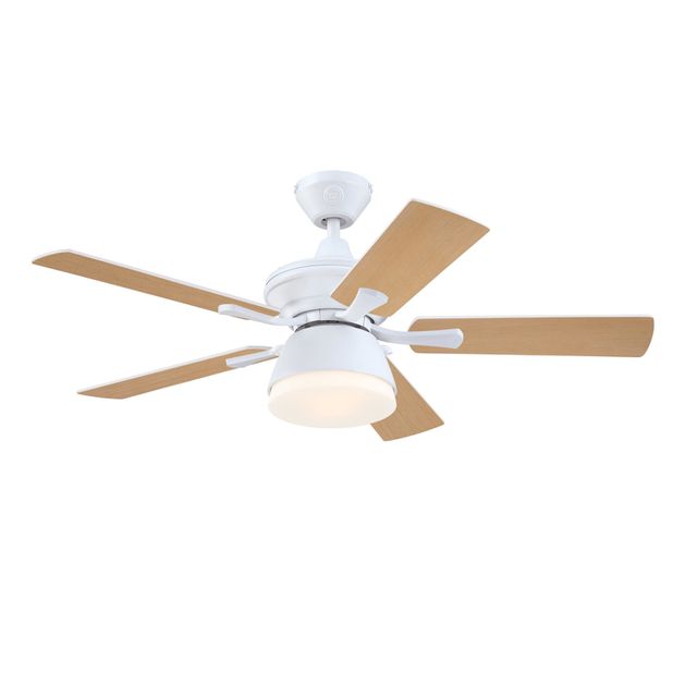 Wentylator z oświetleniem Nevada 105 cm IP44 - biały