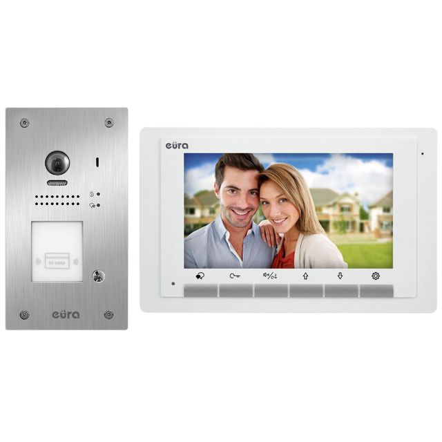 Wideodomofon 7'' VDP-61A5 WHITE, natynkowy RFID