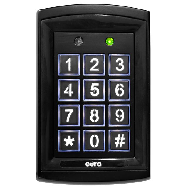 Zamek szyfrowy AC-20C7 2 wejścia, RFID - czarny