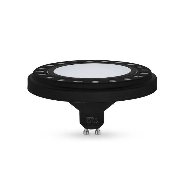 Żarówka LED AR111 GU10 15W 80lm/W 120° czarna neutralna