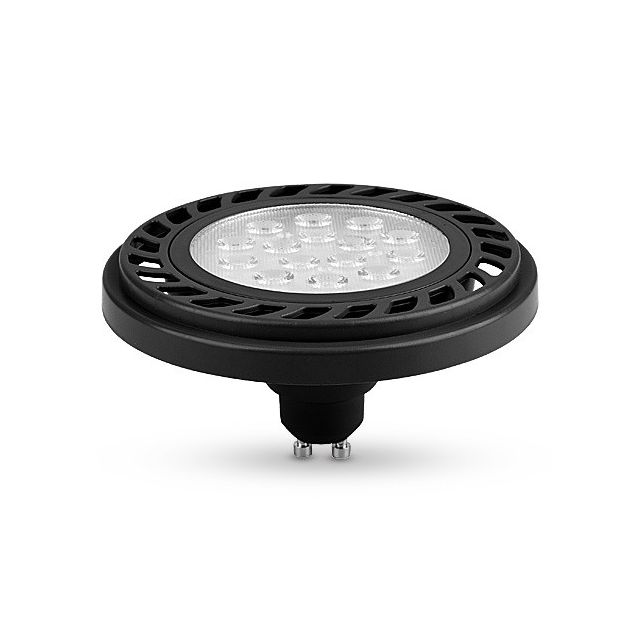 Żarówka LED SOFT AR111 GU10 9W 90lm/W 30° czarna ciepła