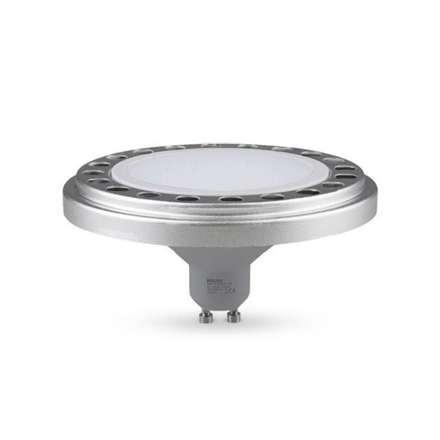 Żarówka LED AR111 GU10 15W 80lm/W 120° szara neutralna