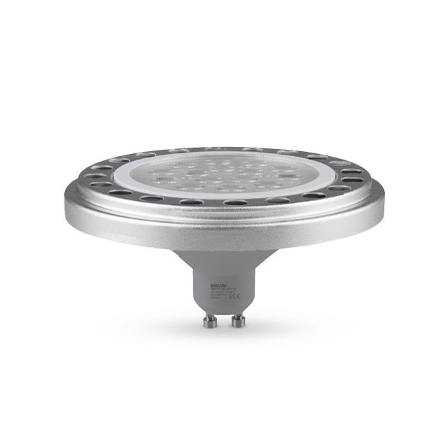 Żarówka LED AR111 GU10 15W 80lm/W 30° szara ciepła