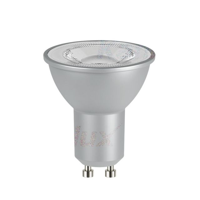 Żarówka IQ-LED GU10 6,5W Ra95 srebrna 2700K 110°