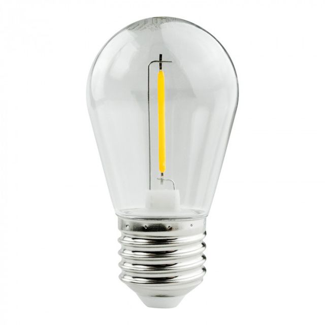 Żarówka LED kulka filament ST45 E27 1W 100lm do girlandy 230V