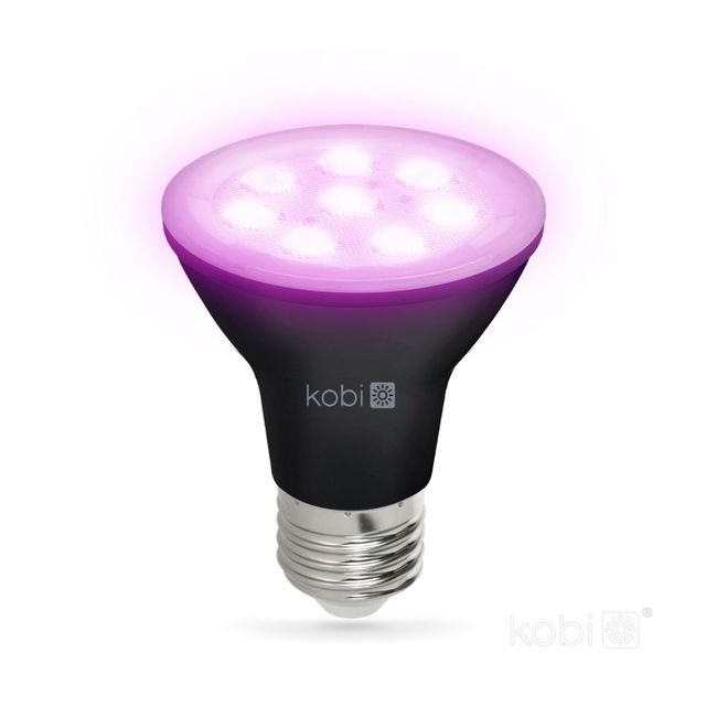 Żarówka LED reflektor do uprawy wzrostu roślin PLANTY 7W E27 czarny