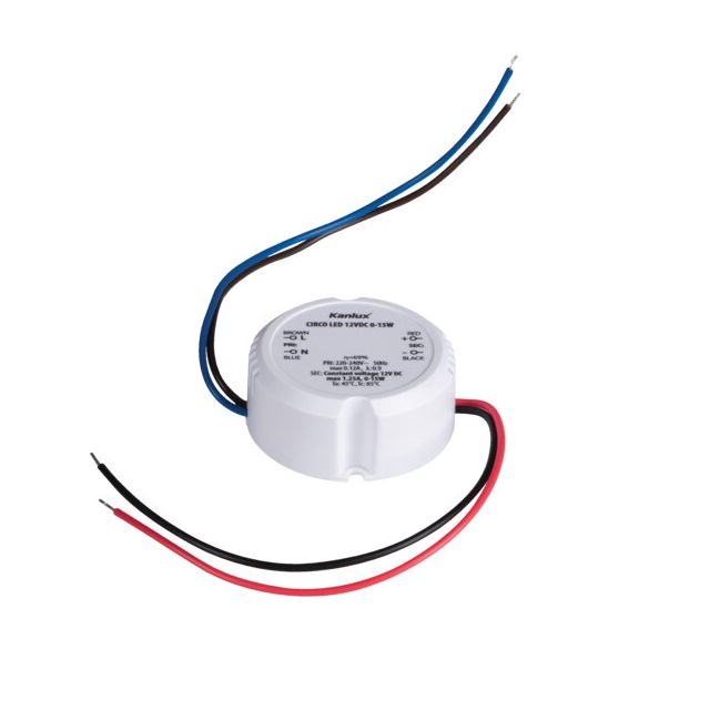 Zasilacz elektroniczny LED CIRCO N LED 12VDC 0-15W