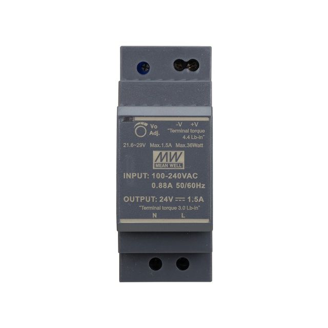 Zasilacz HDR-30-24 na szynę DIN 24VDC/1,5A