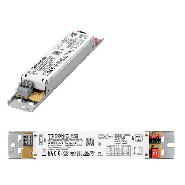 Zasilacz LED LC 35W 200mA/250mA/300mA/350mA 121V flexC lp SNC4