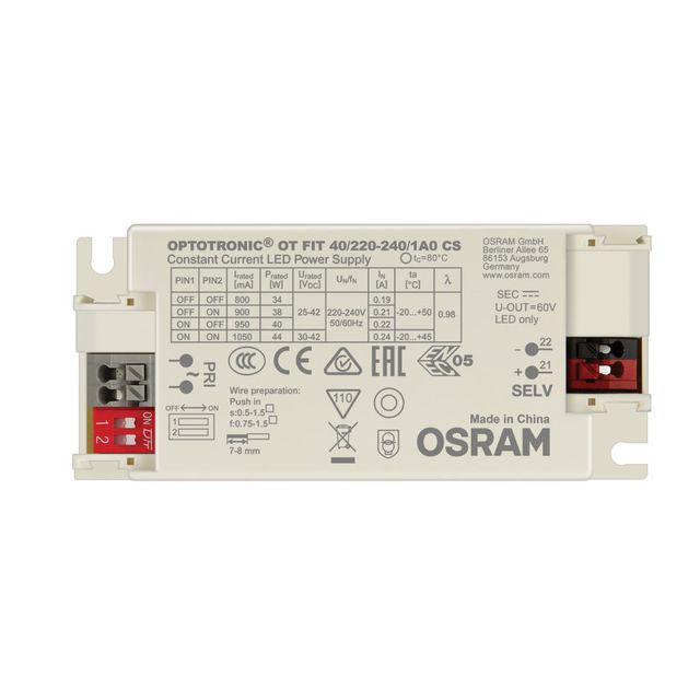 Zasilacz OSRAM OT FIT G3 40W 800mA/.../1050mA CS