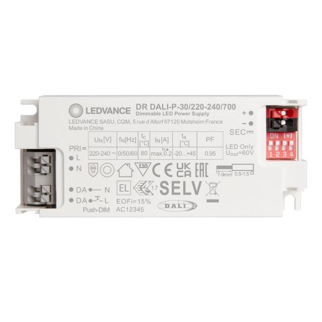 Zasilacz prądowy 30W DR DALI P CS 150mA...700mA 2,5V...49V