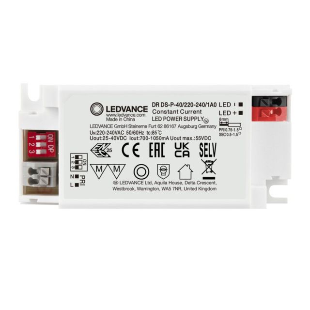 Zasilacz prądowy 40W 700mA/.../1050mA 25...40V DR DS-P