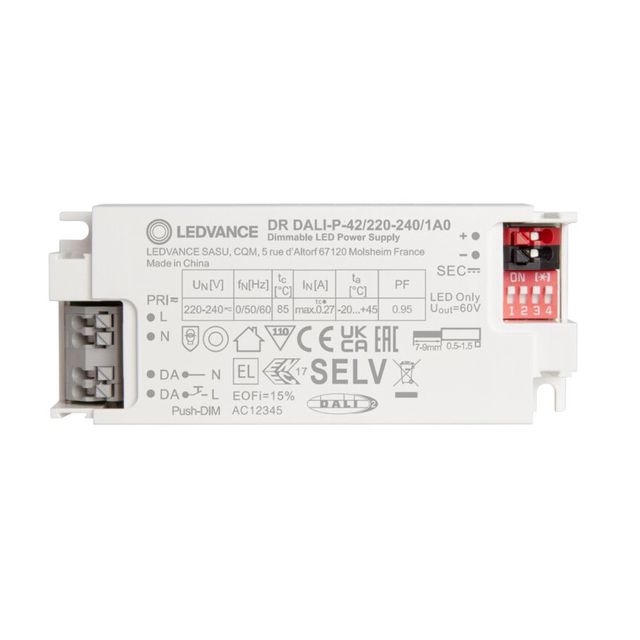 Zasilacz prądowy 42W DR DALI P CS 300mA...1050mA 2,5V...49V