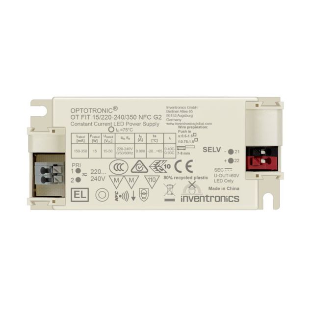 Zasilacz prądowy OT FIT 15W 150...350mA NFC