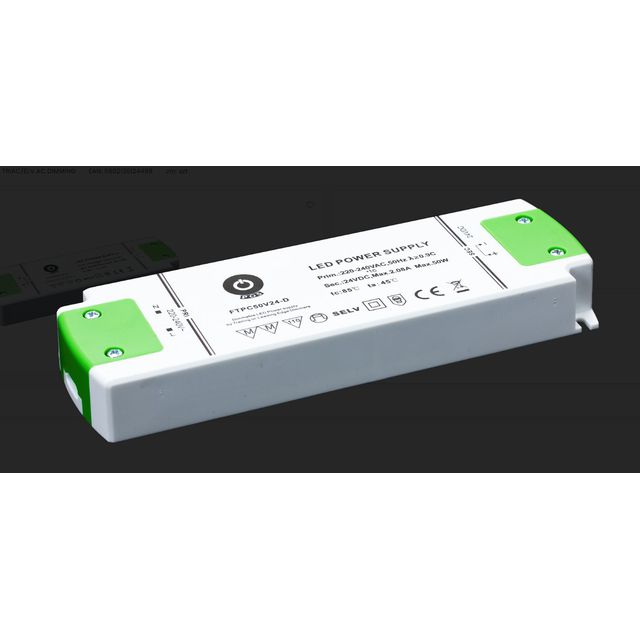 Zasilacz ściemnialny fazowo FTPC 50W 24V Dim