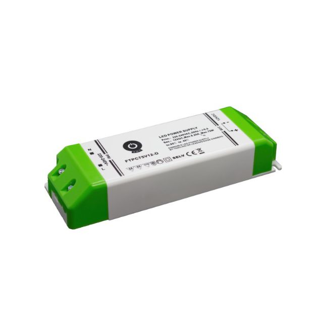Zasilacz ściemnialny fazowo FTPC 75W 12V Dim