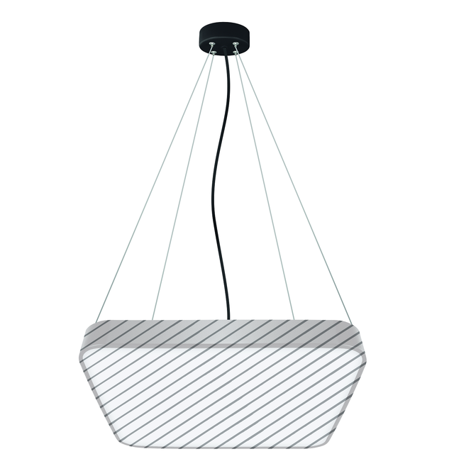 Zawiesie elektryczne do lamp plafonów LINK 4R 180cm czarne