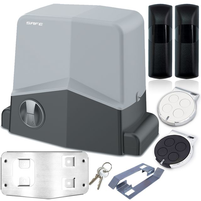 Zestaw bramy przesuwnej do 1000kg 24VDC - Safe Gato1024