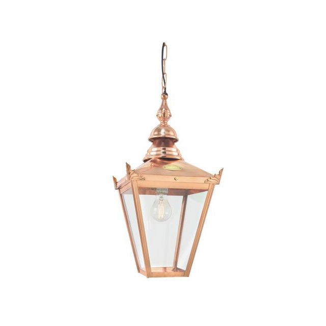 Ekskluzywna miedziana lampa zwieszana retro 961 IP44 E27