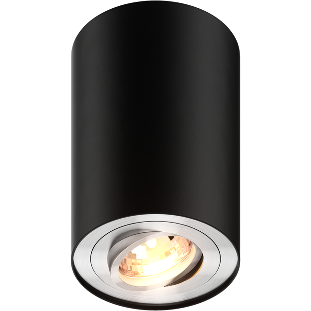 Downlight nastawny RONDOO SL 1 GU10 - czarny/aluminium