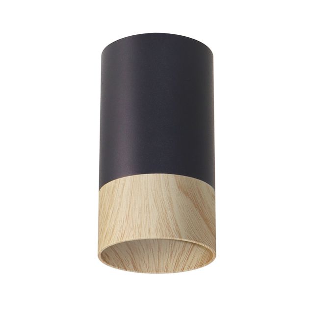 Downlight natynkowy CONTI GU10 - czarny/brązowy