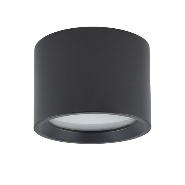 Downlight natynkowy hermetyczny BOL GX53 IP54 - czarny