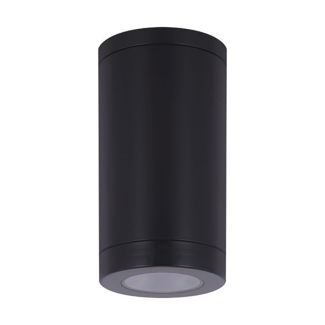 Downlight natynkowy hermetyczny tuba lampa sufitowa MESA GU10 IP54 czarna