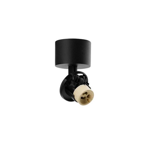 Downlight natynkowy LUCAS AZZARDO GU10 baza - czarny
