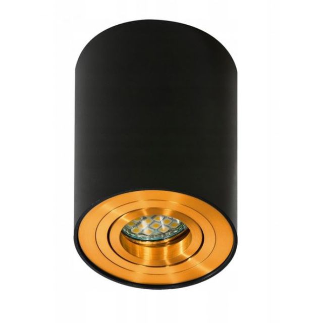 Downlight NT nastawny BROSS 1 GU10 IP20 - czarny/złoty