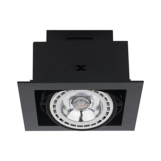 Downlight podtynkowy BOX I ES111 GU10 - czarny