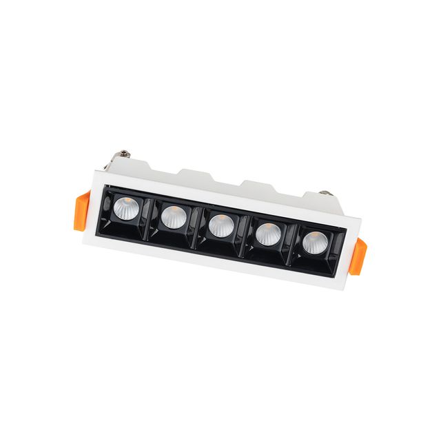 Downlight podtynkowy MINI LED 10W 3000K 30° CRI90 - biały/czarny