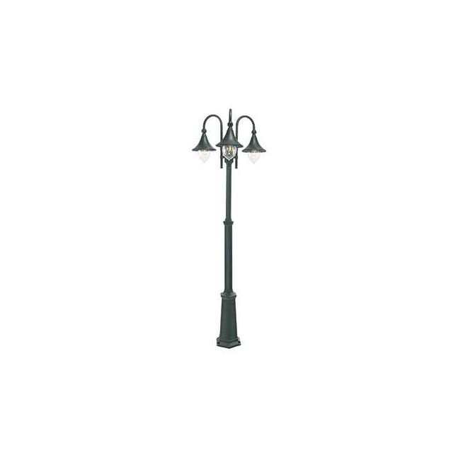 Lampa parkowa z regulowanym słupem max 256cm FLORENCJA 830 E27 czarna