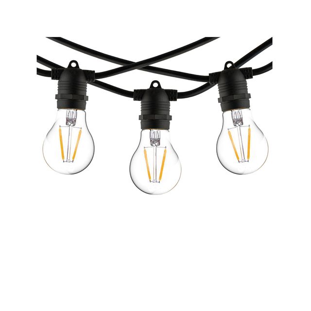 Girlanda zewnętrzna FESTOON LIGHT 15xE27 9m IP65 - czarny