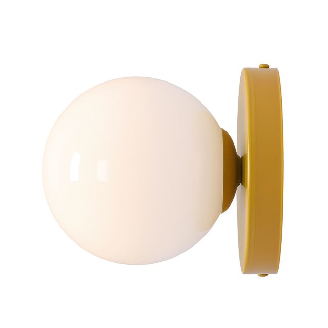 Kinkiet BALL E14 - żółty/biały