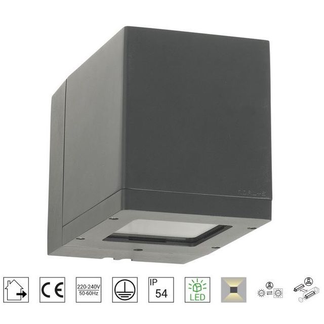 Kinkiet dwustronny zewnętrzny VOSS 5033 22,2W 4000K grafit