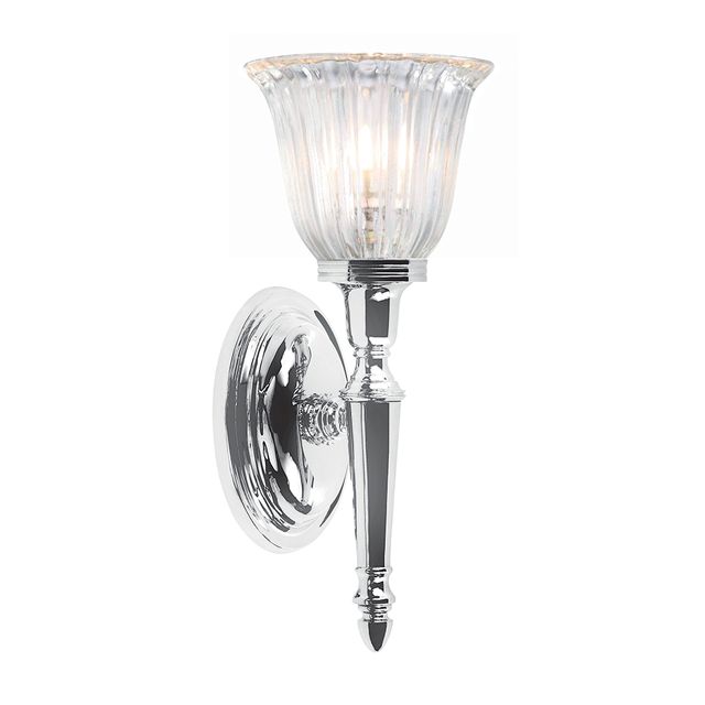 Kinkiet łazienkowy DRYDEN 1 G9 3,5W 3000K IP44 - polerowany chrom