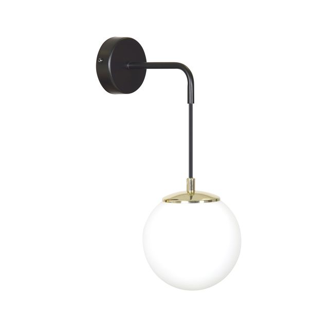 Kinkiet OGNIS K1 BLACK 1xE14 - czarny