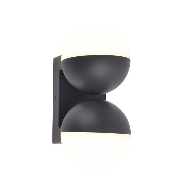 Kinkiet ogrodowy LOOMA LED 2x7,8W 3000K IP54 - szary