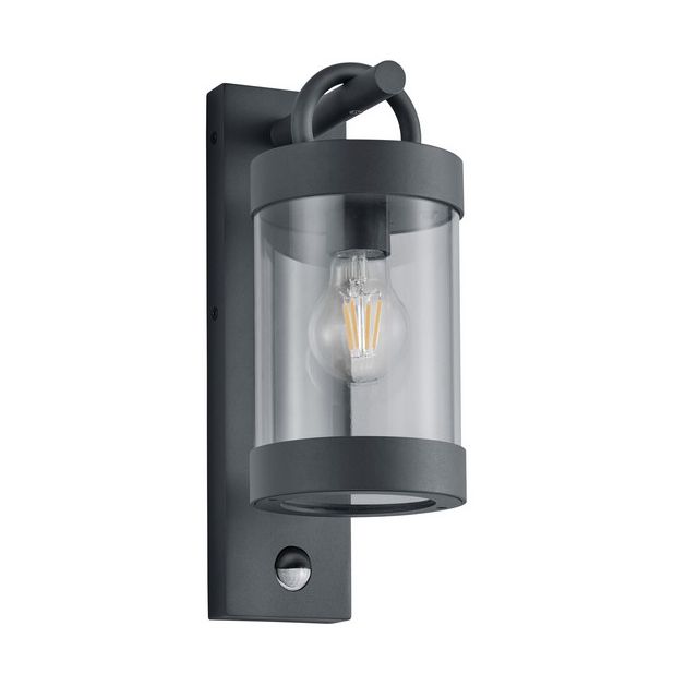 Kinkiet SAMBESI E27 PIR IP44 - antracyt