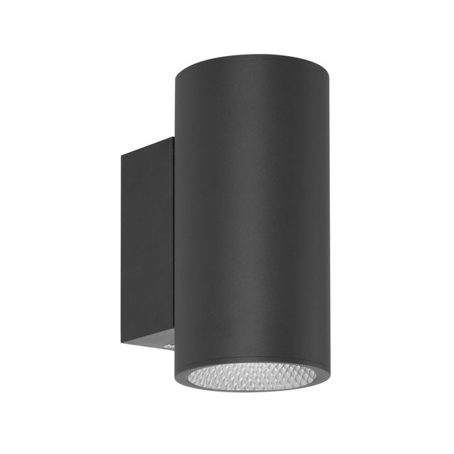 Kinkiet zewnętrzny LENTA góra/dół LED 2x10W 4000K IP54 - czarny piaskowany