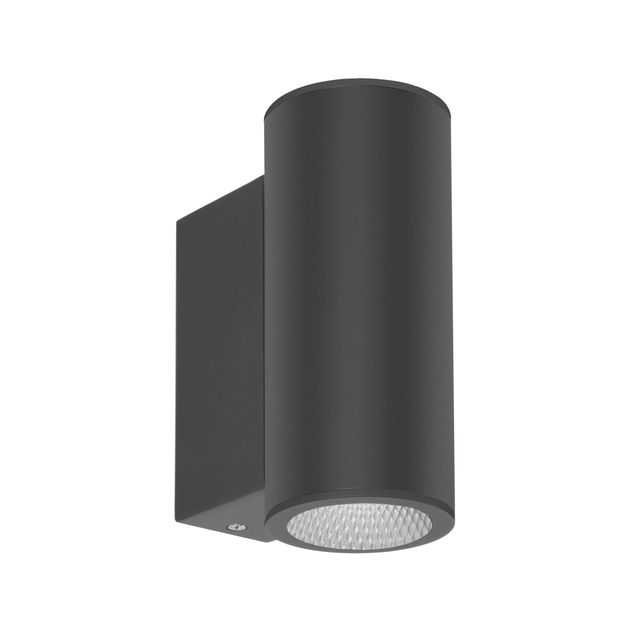 Kinkiet zewnętrzny LENTA góra/dół LED 2x7W 3000K IP54 - czarny piaskowany